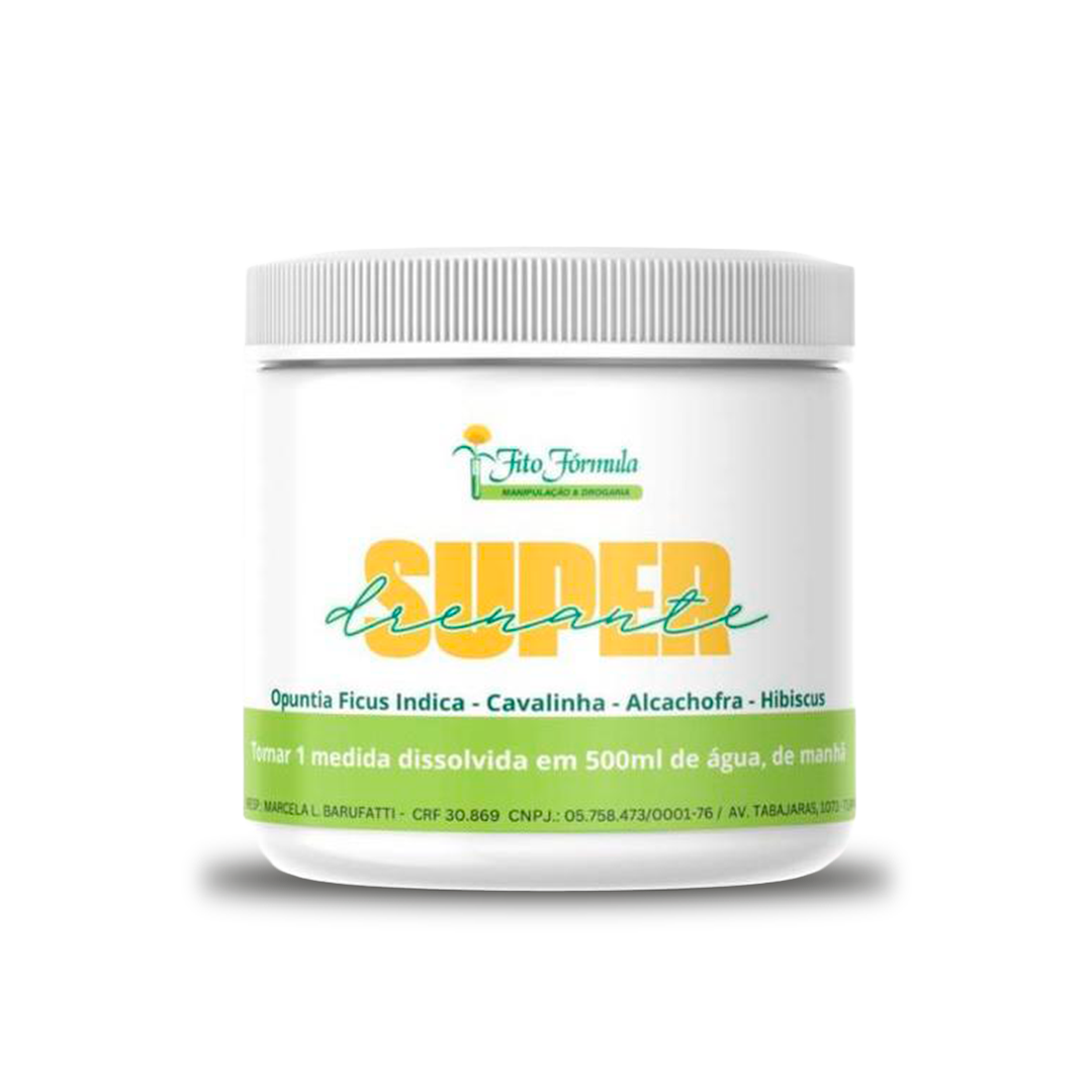 Peça visual do Superdrenante com a mensagem Desperte sua leveza natural