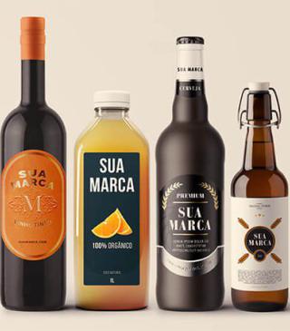 Rótulos para Garrafas de Bebidas