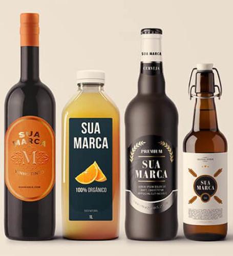Rótulos para Garrafas de Bebidas