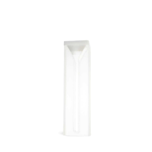 Cubeta em Vidro Óptico/Quartzo 2 Faces Polidas Passo 10mm Volume 0,7ml