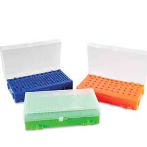 Rack Dupla Face para Microtubos de PCR 0,2 a 1,5ml Cores Sortidas