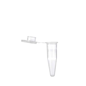 Microtubo PCR 200µL Tampa Chata Transparente