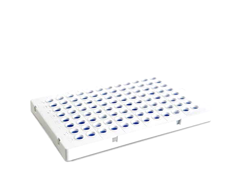 Microplaca QPCR Meia Borda 96 Poços Low Profile